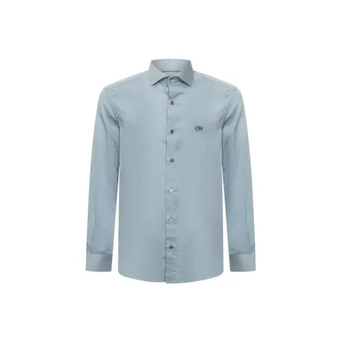 EMPORIO ARMANI Рубашка Мужская Синяя