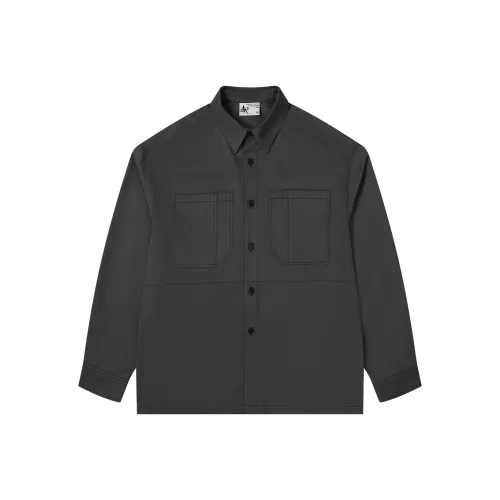 Atry Темно-серый Унисекс Рубашки