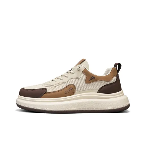 U.S. POLO ASSN. Скейтборд Кроссовки Мужские Абрикос Кофейный