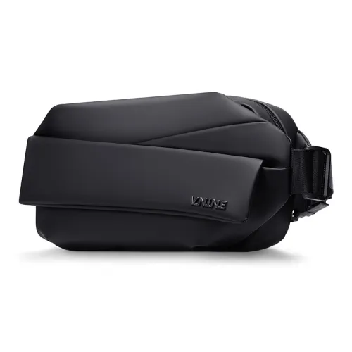 V.NINE Ткань Обхват талии Сумка Обхват груди Сумка Унисекс Обсидиановый черный
