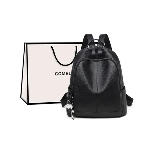 COMELY Коровья кожа Мама Сумка Путешественный Рюкзак Стандартный Женский Черный