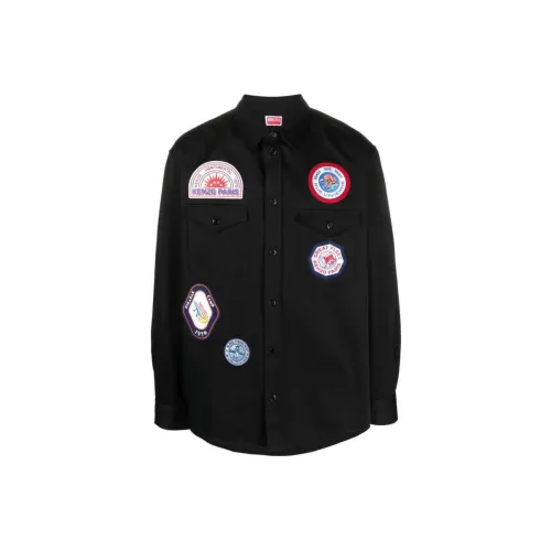 KENZO Мужские Черные Рубашки