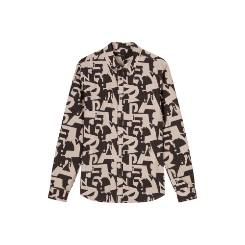 DAVID NAMAN Хаки Мужские Рубашки