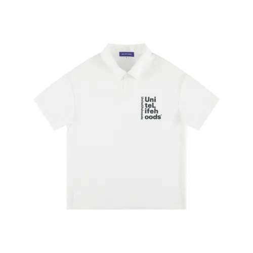 Unite Life HOODS Поло Унисекс Белый