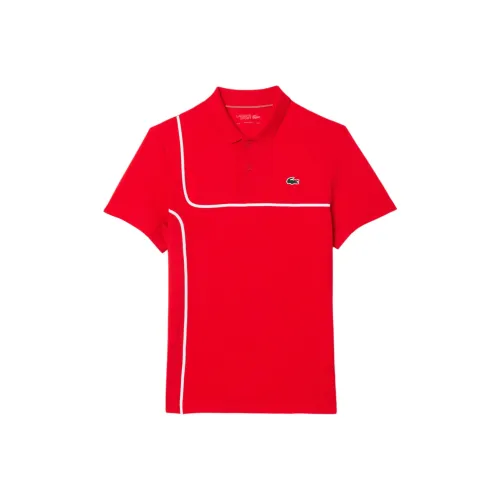 LACOSTE Collaboration Мужская Поло Красная