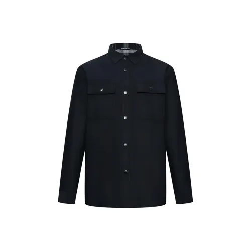 BIYINLEIFEN Мужские черные рубашки