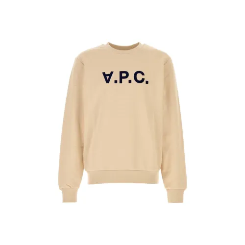 A.P.C. Joint Paragraph Бежевый Мужской Свитшот