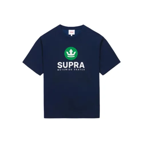 SUPRA Темно-морской синий Унисекс Футболка