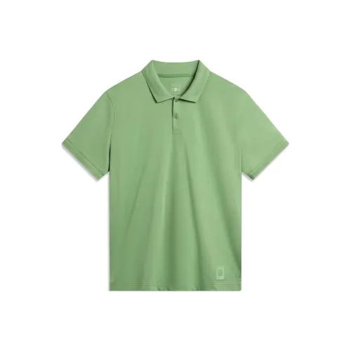 LINING Sports Life Collection Зеленая горная мужская поло