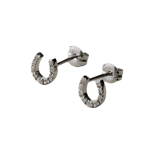 ETE Platinum 900 Diamond Stud Earrings Женское Серебро