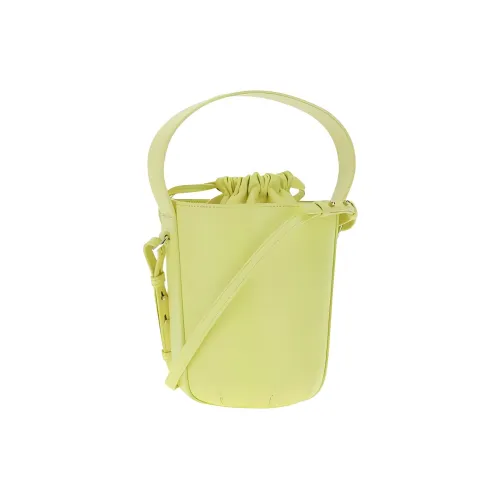 Chloe Сумка ведро из кожи через плечо на одно плечо женская зеленая