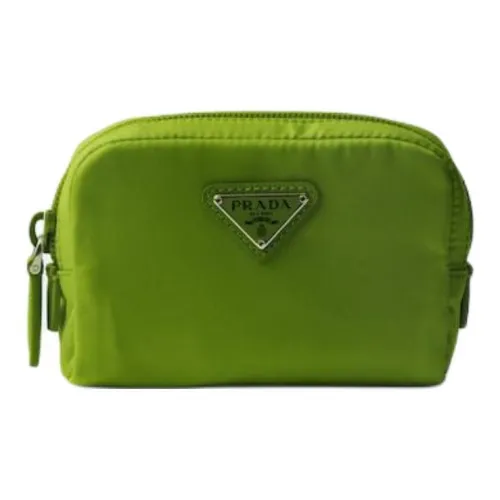 PRADA RE Нейлон Переработанный полиамид Клатч Женские Газонный зеленый