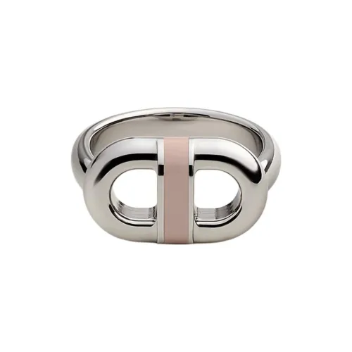 HERMES Металл Нержавеющая сталь Кольца Unisex Light Розовый