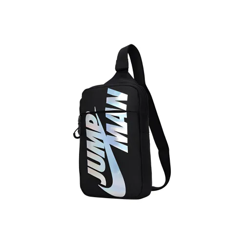 Джордан Полиэстер Сумка через плечо Бананка Унисекс Черный