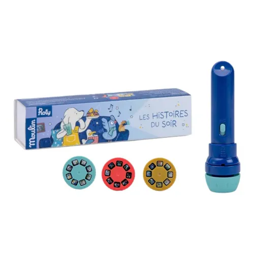 Moulin roty Щенок Pus And Pirlu Коллекция Проектор Фонарик Развивающие игрушки