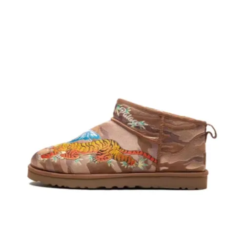 PALACE x UGG CLASSIC ULTRA MINI Термостойкий Короткий Снегобут Унисекс Коричневый