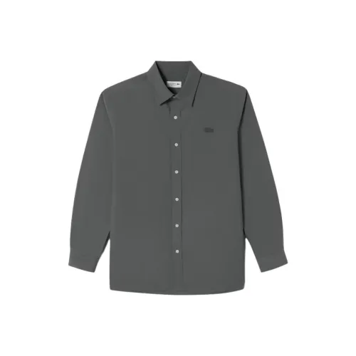 LACOSTE Collaboration Серые Мужские Рубашки