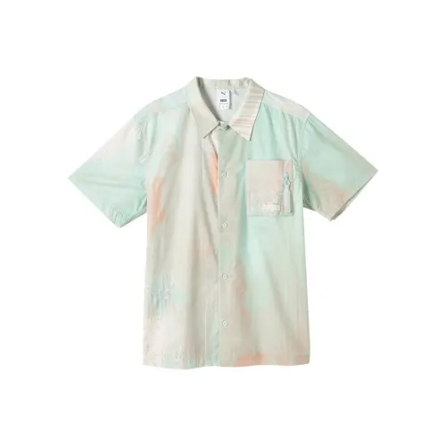 PUMA x PAOPAOMATE LIANMINGKUAN Рубашка Унисекс Белый Full Принт