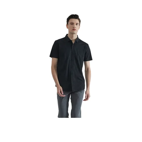 DIDIBOY Мужские черные рубашки