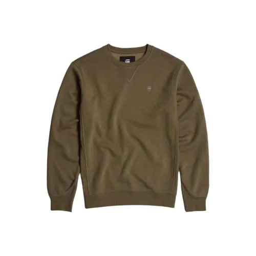 STAR RAW Коричневый Мужской Свитшот