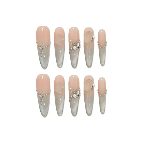 XIAMEIYU Белый шоколад Луна Кошачий глаз Жемчужная цепочка с 35mm Ручной работы Осветляющие Кристальные акценты