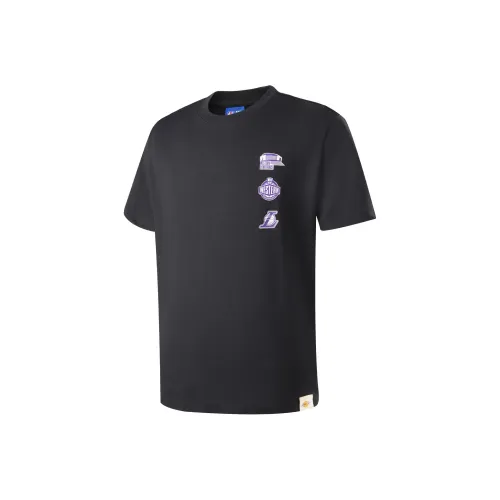 NBA Los Angeles Lakers SS25 T-Shirt Унисекс Черный
