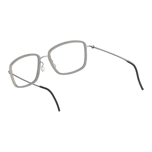 LINDBERG Оправа для очков унисекс форма "нерегулярная" серый цвет согласно официальному сайту