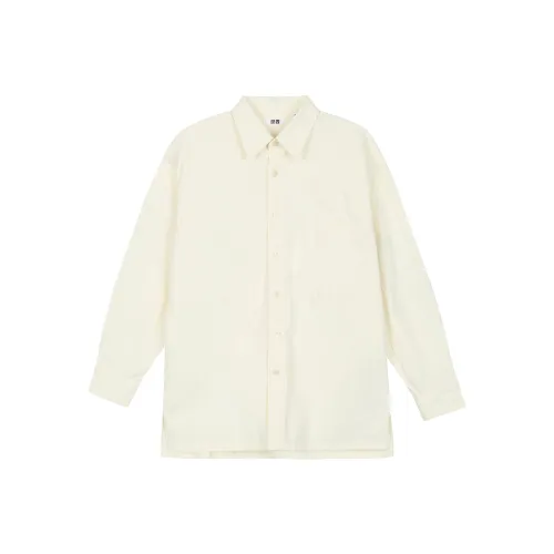 UNIQLO FW23 U Series Рубашка Мужская Светлый Бежевый