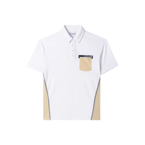 U.S. POLO ASSN. Поло Мужское Pure White