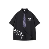 Black (Фиолетовая клетка галстук)