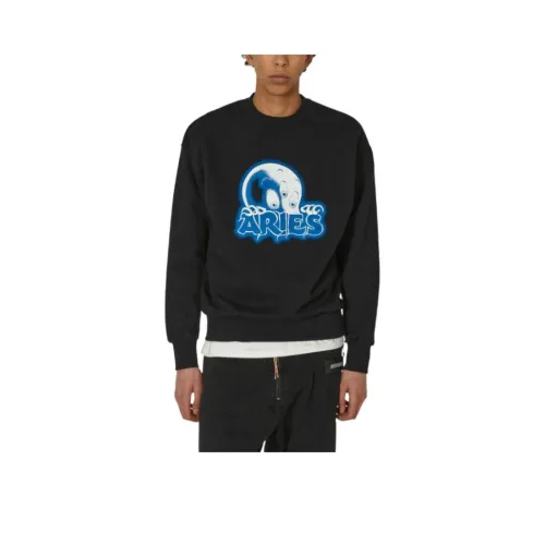 Aries Черные Мужские Свитшоты