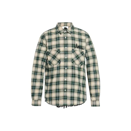 AMIRI Зеленые Мужские Рубашки