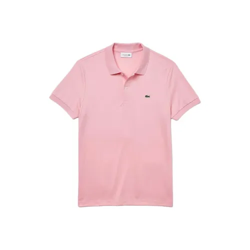 LACOSTE Поло Мужское Лотос Розовый