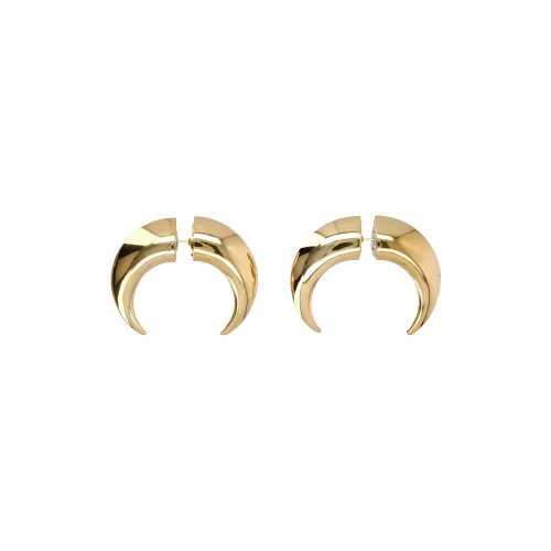 Marine Serre Brass Stud Серьги Женские Золото