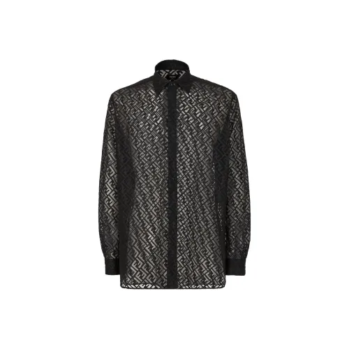 Fendi Мужские Черные Рубашки