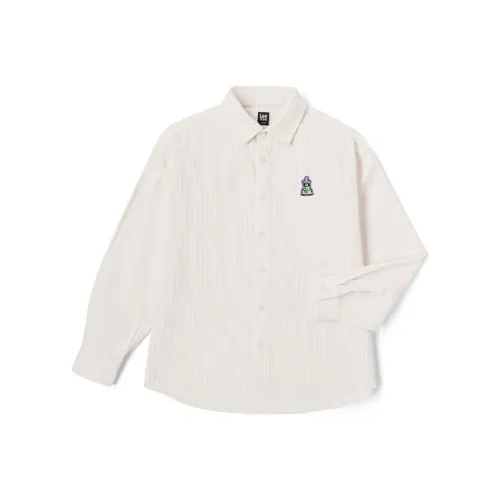 Lee Xline Белая Унисекс Рубашка