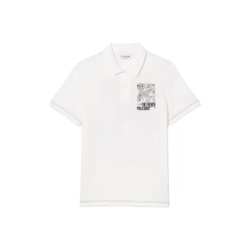 LACOSTE Белая Мужская Поло