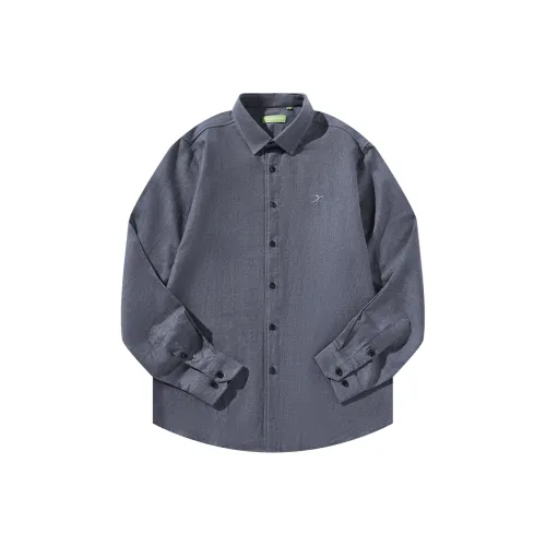 FIRS Men's Gray Shirt FIRS Мужская Серая Рубашка