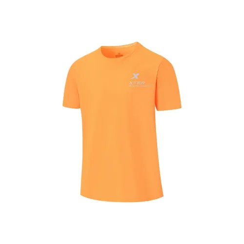 XTEP T-Shirt Мужской Электрический Оранжевый