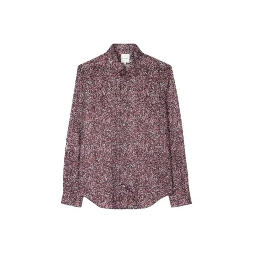 Paul Smith Мужские Рубашки Бордового Цвета