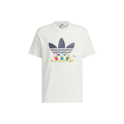 Adidas Originals x Disney Графическая футболка T-рубашка Унисекс Белая