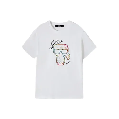 Karl Lagerfeld SS25 T-Shirt Мужской Белый