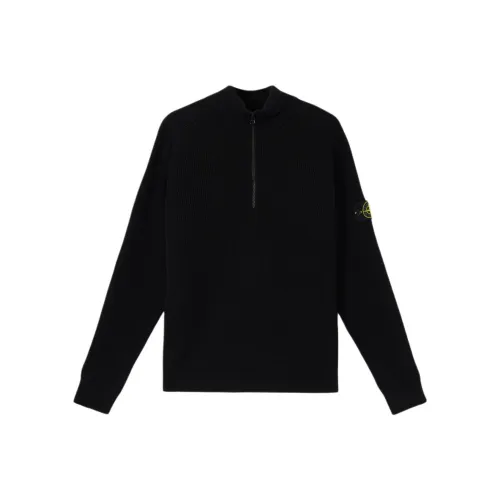 STONE ISLAND Толстовка Мужская Черная