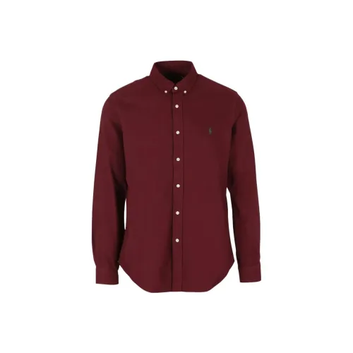 Polo Ralph Lauren Рубашка Мужская Бордовая