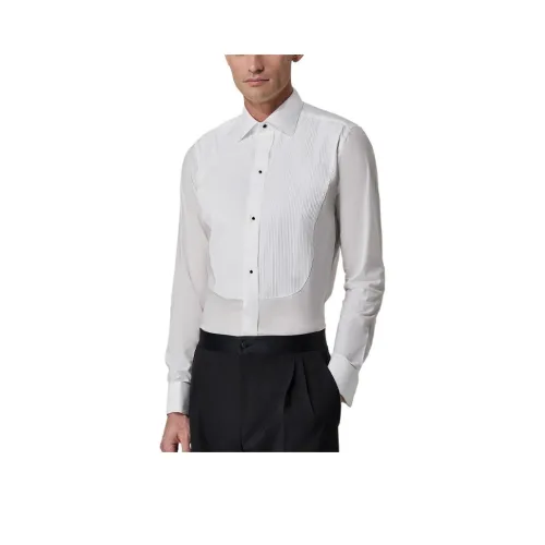 Canali Белые Мужские Рубашки