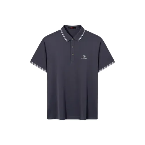 SEVEN Поло Мужское Угольно-Серый