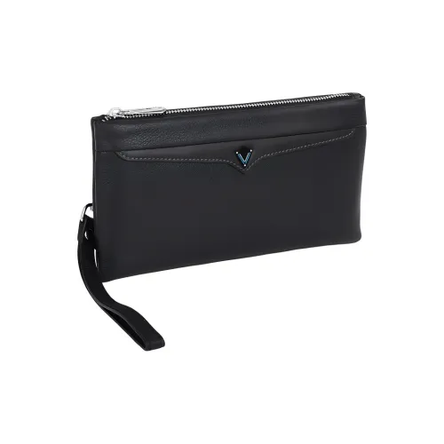 VIHUS Коровья кожа Клатч Мужской Черный