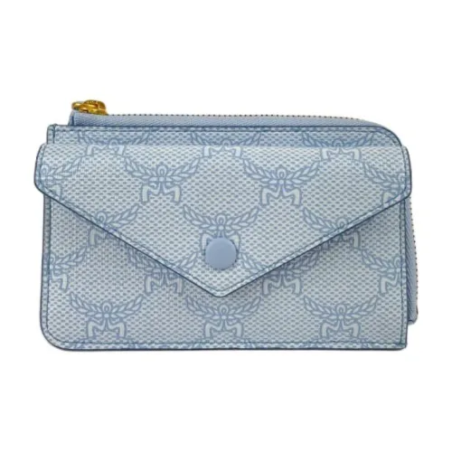 MCM Кожа Кошелек Мини Женский Синий