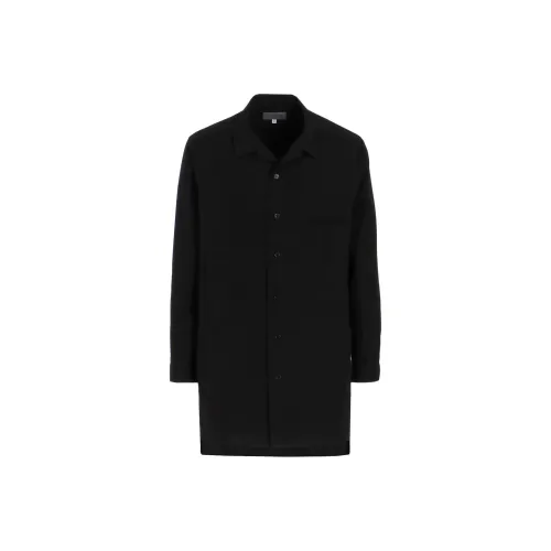 Yohji Yamamoto Pour Homme SS25 Рубашка Мужская Черная