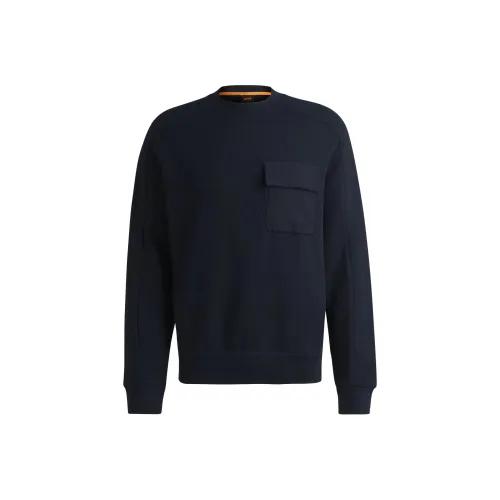 Hugo Boss Темно-синие мужские свитшоты